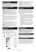 Preview for 138 page of Makita DCF301 Instruction Manual