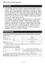 Preview for 141 page of Makita DCF301 Instruction Manual