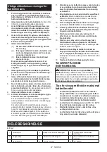 Предварительный просмотр 87 страницы Makita DCF301Z Instruction Manual