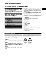 Preview for 6 page of Makita dcg 230-d Operating Instructions Manual