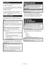 Preview for 11 page of Makita DCG140 Instruction Manual