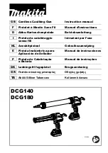 Makita DCG140Z Instruction Manual preview