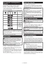 Preview for 8 page of Makita DCG140ZXK Instruction Manual