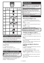 Preview for 10 page of Makita DCG140ZXK Instruction Manual