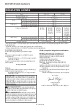 Preview for 38 page of Makita DCG180RF Instruction Manual