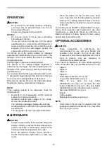 Предварительный просмотр 10 страницы Makita DCG180Z Instruction Manual