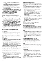 Предварительный просмотр 6 страницы Makita DCG180ZX Instruction Manual