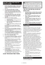 Предварительный просмотр 8 страницы Makita DCJ205 Instruction Manual