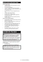 Предварительный просмотр 42 страницы Makita DCJ205 Instruction Manual