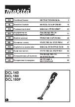 Makita DCL140 Instruction Manual preview