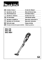 Preview for 1 page of Makita DCL180RF Instruction Manual