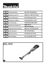 Makita DCL181FZ Instruction Manual preview