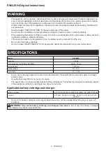 Preview for 8 page of Makita DCL280FTC Instruction Manual