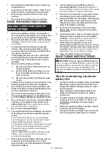 Preview for 10 page of Makita DCL280FTC Instruction Manual