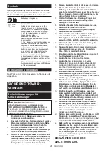 Preview for 26 page of Makita DCL280FTC Instruction Manual