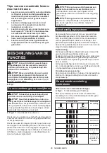 Preview for 46 page of Makita DCL280FTC Instruction Manual