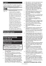 Preview for 79 page of Makita DCL280FTC Instruction Manual