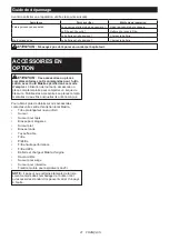 Preview for 21 page of Makita DCL280FZ Instruction Manual