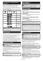 Preview for 10 page of Makita DCL281FZ Instruction Manual