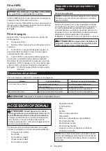 Preview for 41 page of Makita DCL281SYWX Instruction Manual