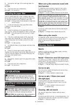 Preview for 12 page of Makita DCL282FZ Instruction Manual