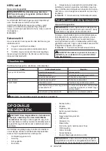 Preview for 34 page of Makita DCL283F Instruction Manual