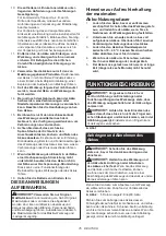 Предварительный просмотр 76 страницы Makita DCL283F Instruction Manual