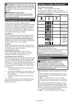 Предварительный просмотр 77 страницы Makita DCL283F Instruction Manual