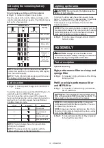 Preview for 12 page of Makita DCL284F Instruction Manual