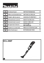 Makita DCL286F Instruction Manual preview