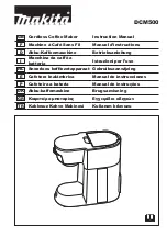 Preview for 1 page of Makita DCM500 Instruction Manual