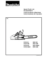 Makita DCS 43 Spare Parts preview