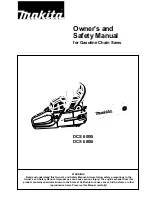 Makita DCS 6000I Owner'S And Safety Manual preview