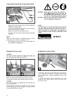 Preview for 26 page of Makita DCS 6000I Owner'S And Safety Manual