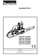 Preview for 1 page of Makita DCS 6400 Instruction Manual