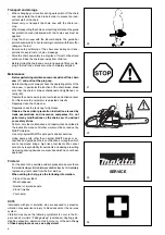 Предварительный просмотр 8 страницы Makita DCS 6400 Instruction Manual