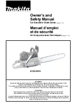 Makita DCS 9010 Owner'S And Safety Manual предпросмотр