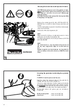 Предварительный просмотр 20 страницы Makita DCS34 Instruction Manual