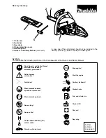 Предварительный просмотр 3 страницы Makita DCS34 Owner'S And Safety Manual