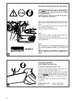 Предварительный просмотр 28 страницы Makita DCS34 Owner'S And Safety Manual