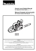 Предварительный просмотр 1 страницы Makita DCS460 Owner'S And Safety Manual