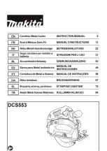 Makita DCS553 Instruction Manual preview