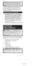 Preview for 52 page of Makita DCS553Z Instruction Manual