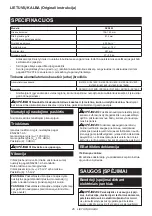 Preview for 45 page of Makita DCS5553Z Instruction Manual