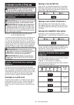 Preview for 48 page of Makita DCS5553Z Instruction Manual