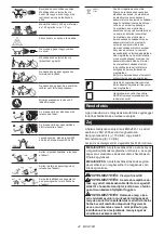 Предварительный просмотр 42 страницы Makita DCU601 Instruction Manual