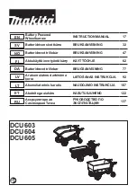 Makita DCU603 Instruction Manual preview