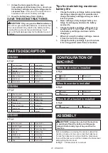 Preview for 23 page of Makita DCU603 Instruction Manual