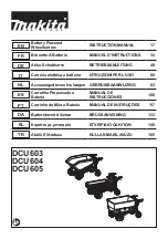 Makita DCU604 Instruction Manual preview