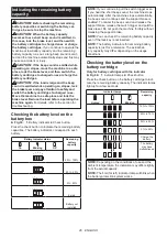 Preview for 26 page of Makita DCU604 Instruction Manual